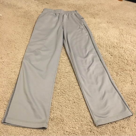 Air Jordan boys size large gray  sweatpants - Picture 1 of 9